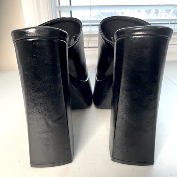 Black Zara Chunky Platform Sandals - Picture 4 of 7